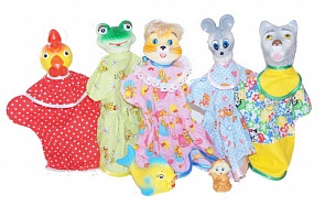 Кукольный театр - Кто сказал Мяу?, 5 кукол и 2 фигурки (Кудесники, СИ-692)